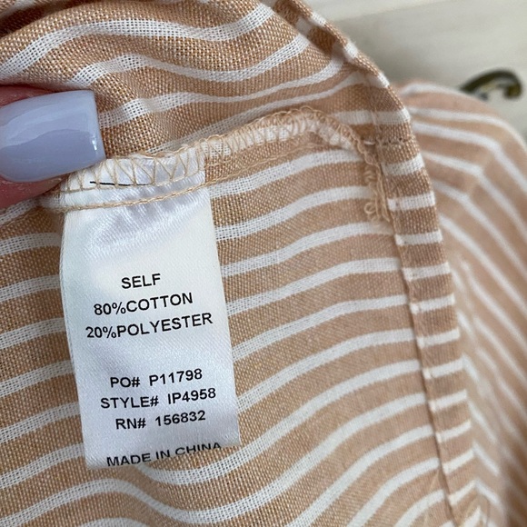 Vici Beige Puff Sleeve Dress - Picture 4 of 4